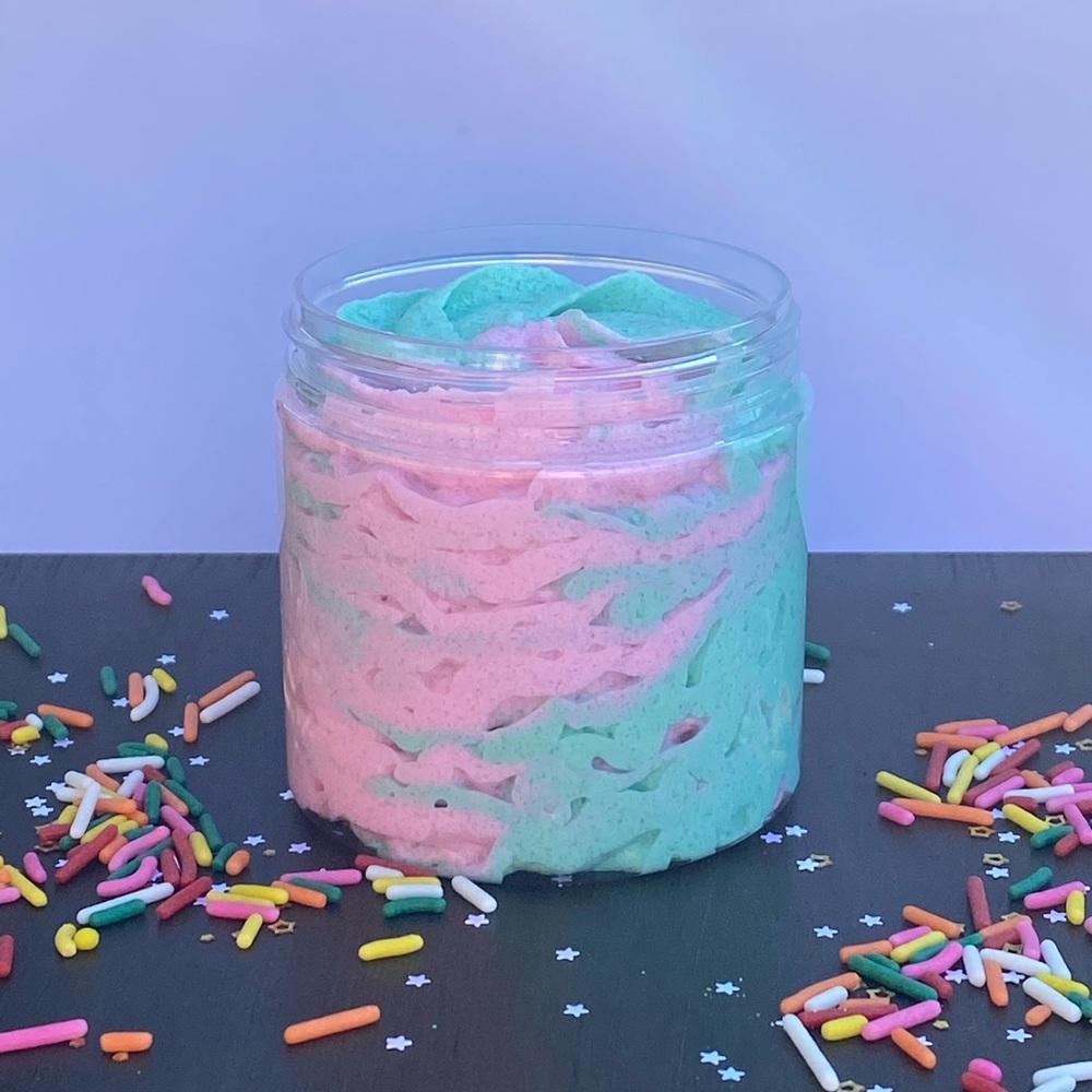 Whipped body scrub